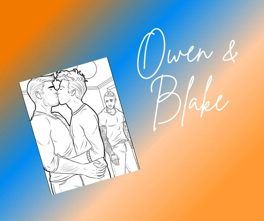 Owen and Blake Colouring Page Bundle