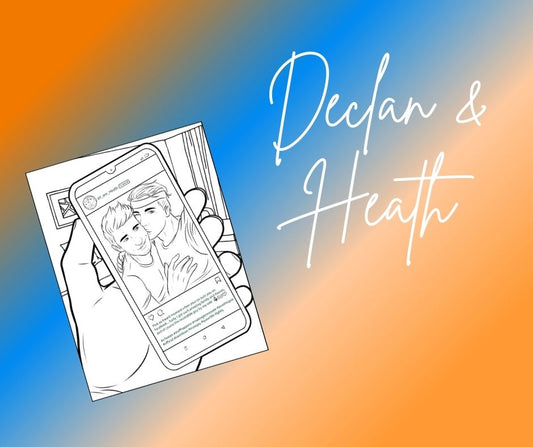 Declan and Heath Colouring Page Bundle